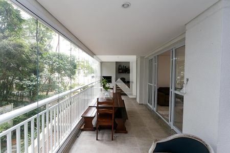 Varanda da Sala de apartamento para alugar com 3 quartos, 138m² em Vila Andrade, São Paulo
