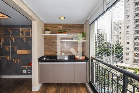 Varanda de apartamento à venda com 2 quartos, 70m² em Jardim Parque Morumbi, São Paulo