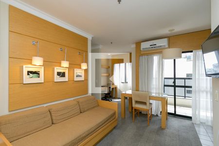 Sala de apartamento para alugar com 1 quarto, 45m² em Nova Piraju, São Paulo