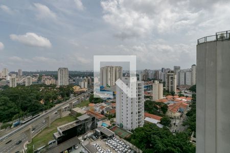 Vista da Varanda da sala de apartamento para alugar com 1 quarto, 45m² em Nova Piraju, São Paulo