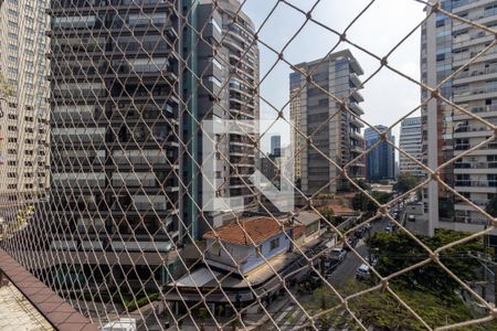 Varanda da sala de apartamento para alugar com 3 quartos, 89m² em Vila Olímpia, São Paulo