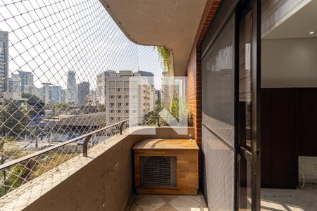 Varanda da sala de apartamento para alugar com 3 quartos, 89m² em Vila Olímpia, São Paulo