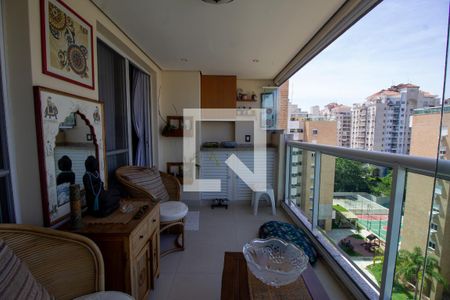 Varanda da Sala de apartamento à venda com 3 quartos, 147m² em Recreio dos Bandeirantes, Rio de Janeiro