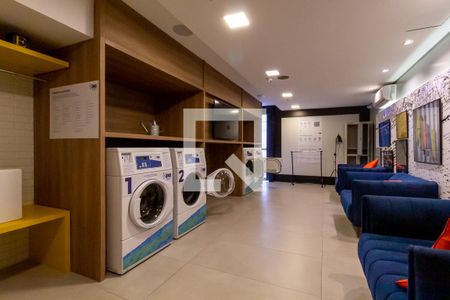 Studio para alugar com 24m², 1 quarto e sem vaga Studio para alugar com 24m², 1 quarto e sem vagaLavanderia