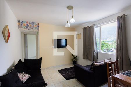 Sala de apartamento à venda com 1 quarto, 50m² em Curicica, Rio de Janeiro