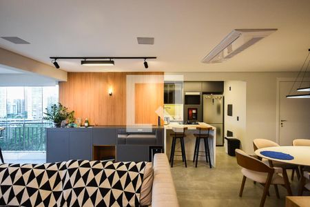 Sala de apartamento para alugar com 2 quartos, 87m² em Jardim Caboré, São Paulo