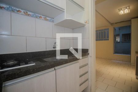 Cozinha de kitnet/studio para alugar com 1 quarto, 25m² em Floresta, Porto Alegre