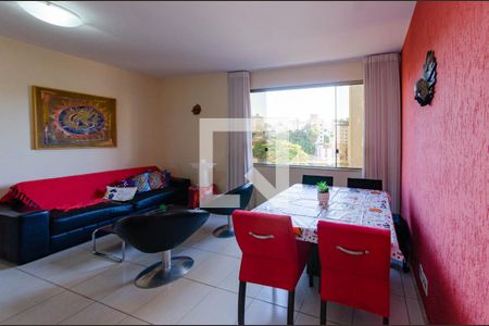 Sala de apartamento à venda com 2 quartos, 70m² em Grajaú, Belo Horizonte