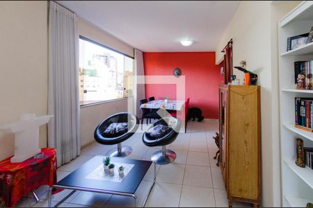 Sala de apartamento para alugar com 2 quartos, 70m² em Grajaú, Belo Horizonte