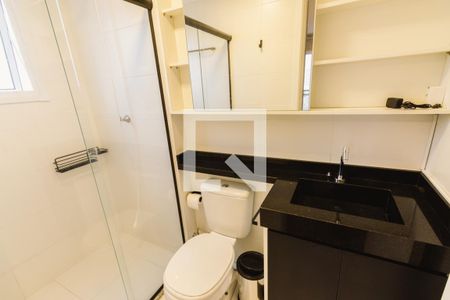 Banheiro da Suíte de apartamento para alugar com 1 quarto, 31m² em Água Branca, São Paulo