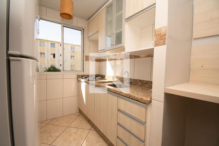 cozinha de apartamento para alugar com 2 quartos, 40m² em Campina, São Leopoldo