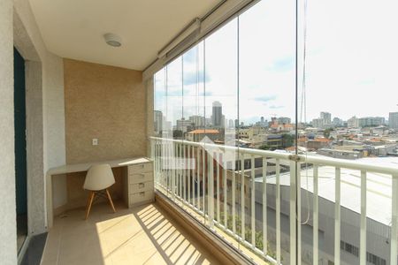 Varanda do Quanto de apartamento para alugar com 1 quarto, 43m² em Mooca, São Paulo