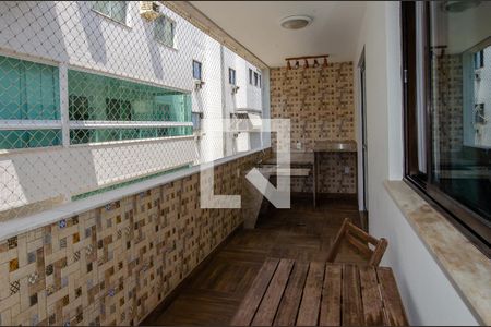 Varanda da Sala de apartamento à venda com 3 quartos, 90m² em Recreio dos Bandeirantes, Rio de Janeiro