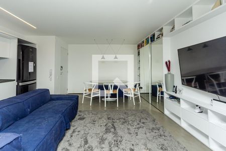 Sala/Cozinha de apartamento para alugar com 2 quartos, 64m² em Indianópolis, São Paulo