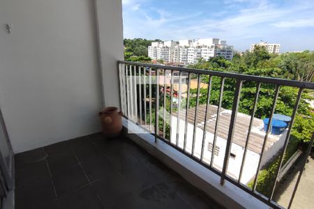 Varanda da Sala de apartamento para alugar com 2 quartos, 80m² em Jacarepaguá, Rio de Janeiro