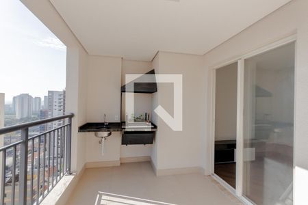 Varanda da Sala de apartamento para alugar com 2 quartos, 64m² em Campestre, Santo André