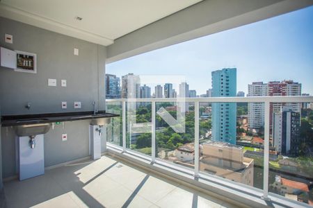 Varanda /Área de Serviço de apartamento para alugar com 1 quarto, 40m² em Vila Clementino, São Paulo