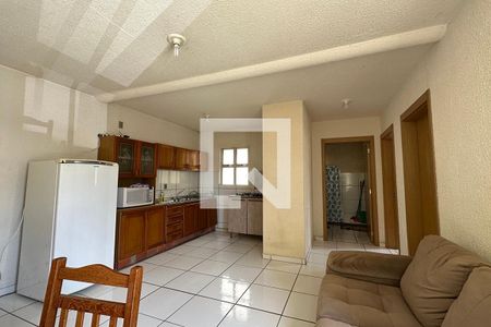 Sala de Estar de apartamento à venda com 2 quartos, 54m² em Campina, São Leopoldo