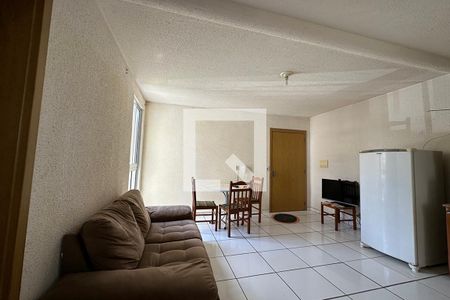 Sala de Estar de apartamento à venda com 2 quartos, 54m² em Campina, São Leopoldo