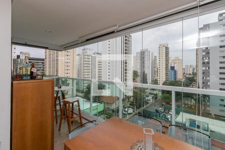 Varanda da Sala de apartamento à venda com 2 quartos, 65m² em Cidade Monções, São Paulo