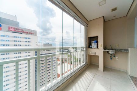 Varanda Gourmet de apartamento para alugar com 3 quartos, 67m² em Vila Homero Thon, Santo André