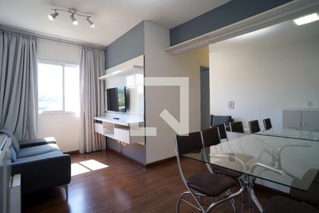 Sala de apartamento para alugar com 2 quartos, 50m² em Além Ponte, Sorocaba