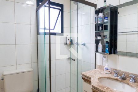 Banheiro da Suíte de apartamento à venda com 3 quartos, 81m² em Vila Clementino, São Paulo