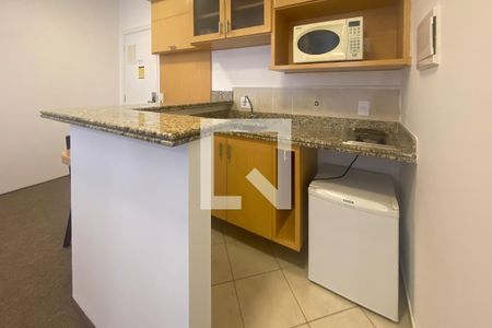 Cozinha de apartamento para alugar com 1 quarto, 38m² em Santa Paula, São Caetano do Sul