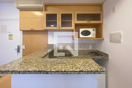 Cozinha de apartamento para alugar com 1 quarto, 38m² em Santa Paula, São Caetano do Sul