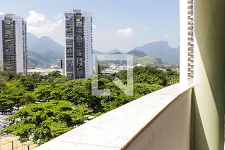 Varanda da Sala de apartamento para alugar com 1 quarto, 40m² em Barra da Tijuca, Rio de Janeiro