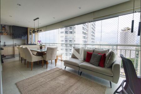 Varanda gourmet de apartamento à venda com 3 quartos, 127m² em Ipiranga, São Paulo