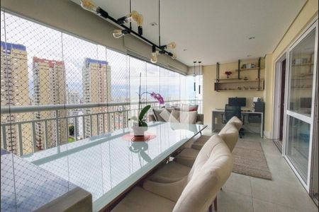 Varanda gourmet de apartamento à venda com 3 quartos, 127m² em Ipiranga, São Paulo