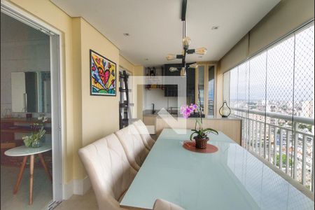 Varanda gourmet de apartamento à venda com 3 quartos, 127m² em Ipiranga, São Paulo