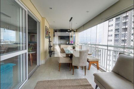 Varanda gourmet de apartamento à venda com 3 quartos, 127m² em Ipiranga, São Paulo