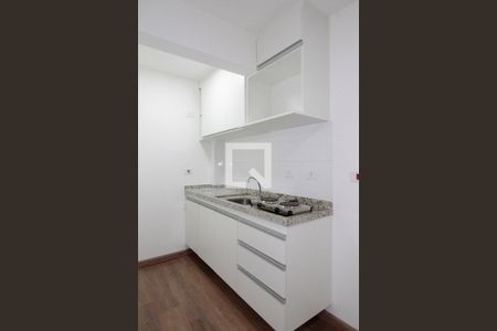 Cozinha de kitnet/studio para alugar com 1 quarto, 27m² em Bela Vista, São Paulo