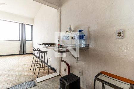 Cozinha de kitnet/studio à venda com 1 quarto, 30m² em Santa Efigênia, São Paulo