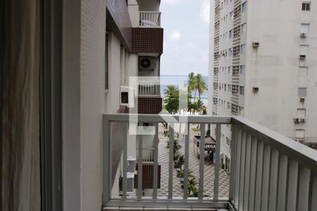 Varanda da Sala de apartamento para alugar com 2 quartos, 88m² em Centro, Guarujá