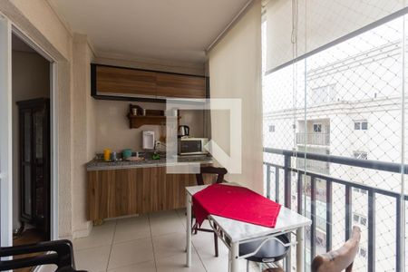 Varanda de apartamento para alugar com 3 quartos, 95m² em Vila Polopoli, São Paulo