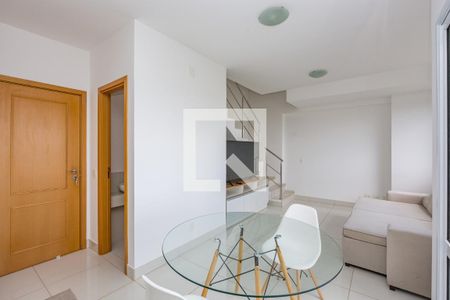 Sala  de apartamento à venda com 2 quartos, 78m² em Vila da Serra, Belo Horizonte