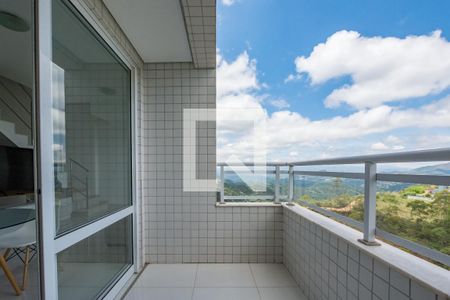 Varanda de apartamento à venda com 2 quartos, 78m² em Vila da Serra, Belo Horizonte