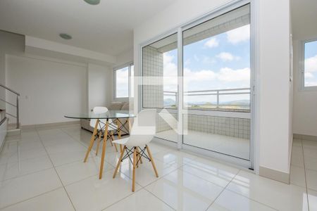 Sala  de apartamento à venda com 2 quartos, 78m² em Vila da Serra, Belo Horizonte