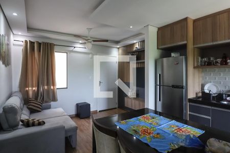 Sala de apartamento para alugar com 2 quartos, 44m² em Jardim Santa Cecilia - Bonfim Paulista, Ribeirão Preto