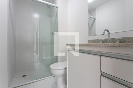 Banheiro de kitnet/studio para alugar com 1 quarto, 26m² em Vila Zilda, São Paulo