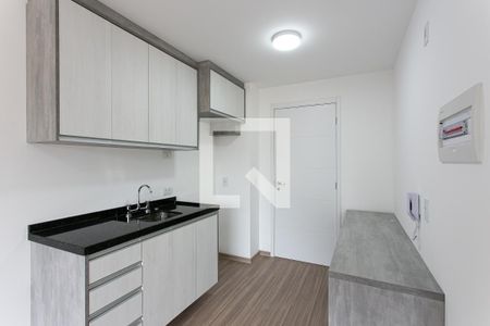 Cozinha de kitnet/studio para alugar com 1 quarto, 26m² em Vila Zilda, São Paulo