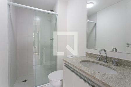 Banheiro de kitnet/studio para alugar com 1 quarto, 26m² em Vila Zilda, São Paulo