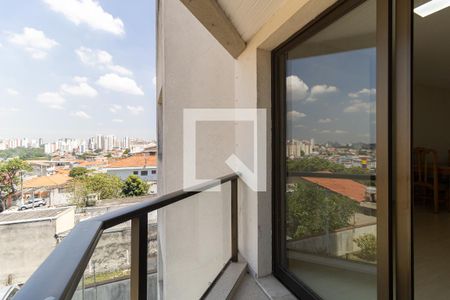 Varanda da Sala de apartamento à venda com 2 quartos, 58m² em Vila Santo Estéfano, São Paulo