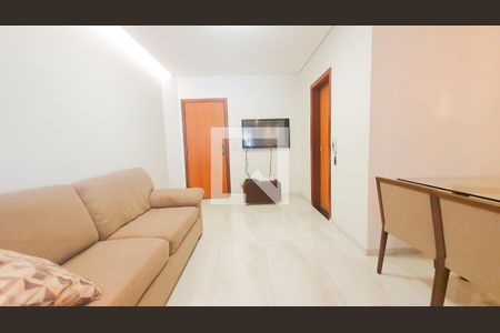Sala de apartamento à venda com 3 quartos, 90m² em Itapoã, Belo Horizonte