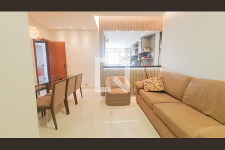 Sala de apartamento à venda com 3 quartos, 90m² em Itapoã, Belo Horizonte