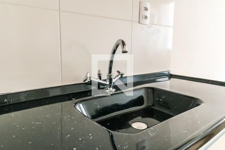 Cozinha integrada de apartamento para alugar com 1 quarto, 24m² em Vila Nova das Belezas, São Paulo