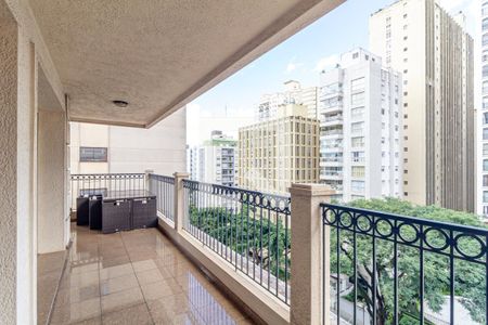Varanda da Sala de apartamento para alugar com 4 quartos, 330m² em Santa Cecília, São Paulo